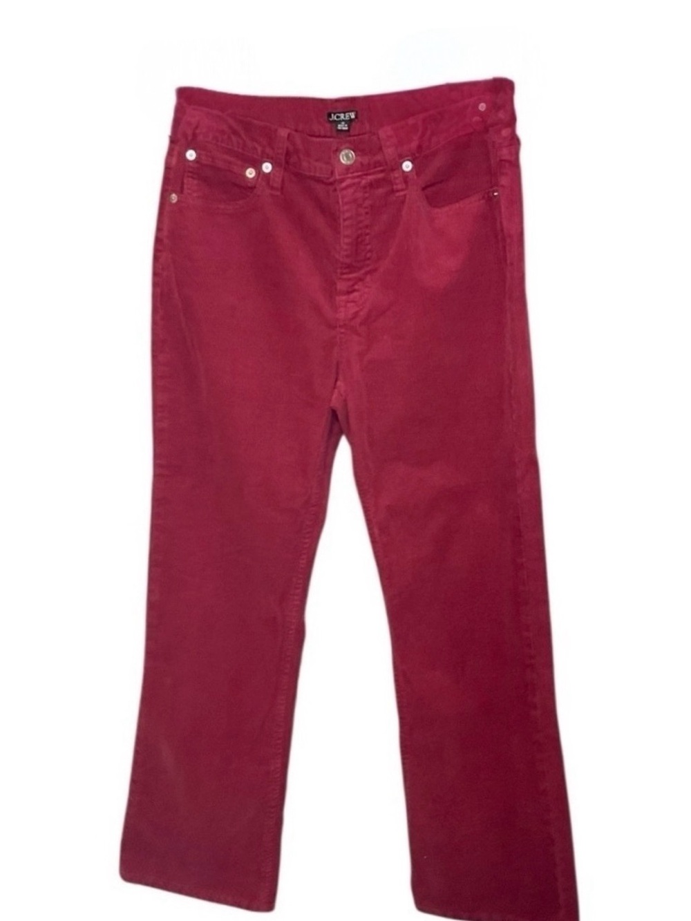 J. Crew High Rise Slim Demi Corduroy Pants Size 28